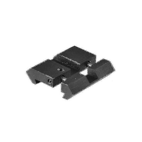 2-delad Dovetail Weaver Picatinny Adapter Snap-in Railsadapter 11 till 22mm Adapter - Perfekt w11929210