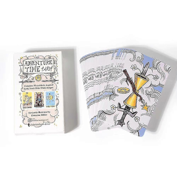 Adventure Time Tarot Deck 78 Tarot Oracle Kort Spådom - Perfekt