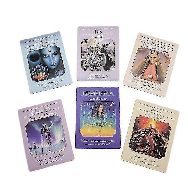 Jumalatar Oraakkelikortit 44 Korttia Kohtalon Ennustaminen Tarot-korttipakka Aikuisille Lapsille Perheen Ystäville Juhlien Viihde Lautapeli - Täydellinen