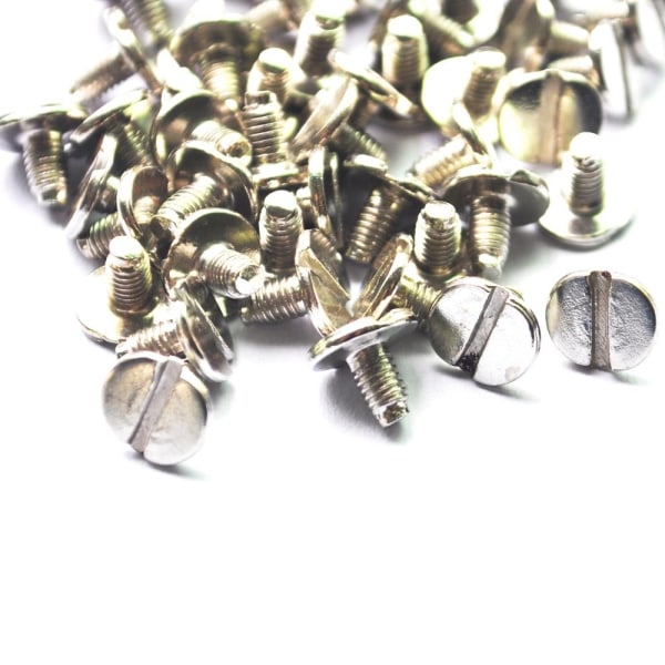 100 stk/sett 9,5 mm nagler Spikes Screwback Cone Studs Punk Style - Perfet