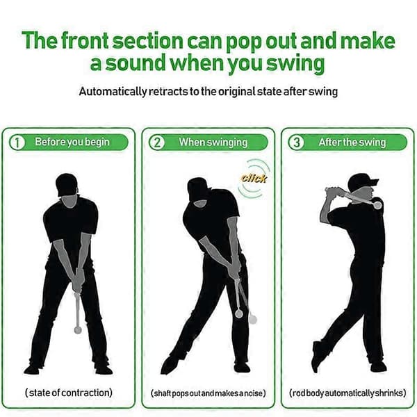 Golf Swing Trainer Aid - Golf Swing Training Aid for Fleksibilitet - Perfekt