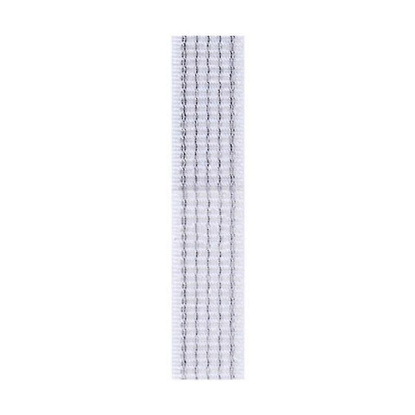 Kompatibel med Fitbit Versa 4/Sense 2 Bløde Nylon Urremme Sports Loop Udskiftningsarmbånd s202412242730-Perfet White Pinstripe