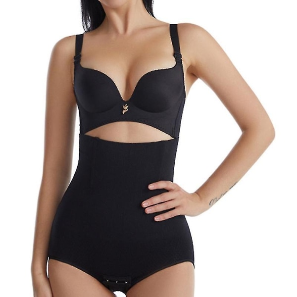 High Waist Control Trusser til kvinder Butt Lifter Belly Slankende Body Shaper Undertøj - Perfet BLACK XS S