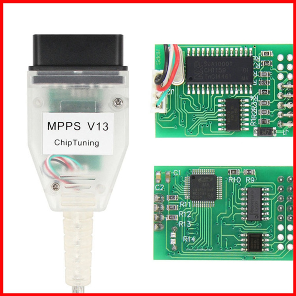 ECU-ohjelmoija SMPS MPPS V13.02 V13 K CAN Flasher Chip Tuning Remap OBD2 MPPS V13.02 diagnostiikkakaapeli monikielinen - Perfet