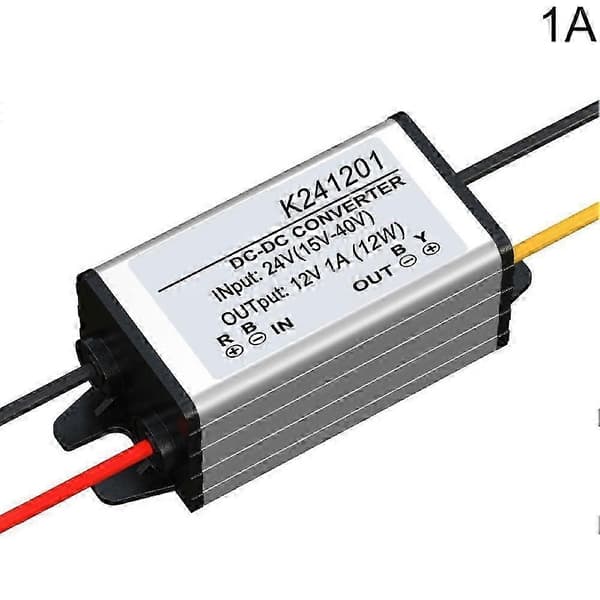 DC/DC 24V till 12V Bil Ström Buck Converter Nedtrappningsmodul Strömförsörjningsadapter - Perfet 4A*