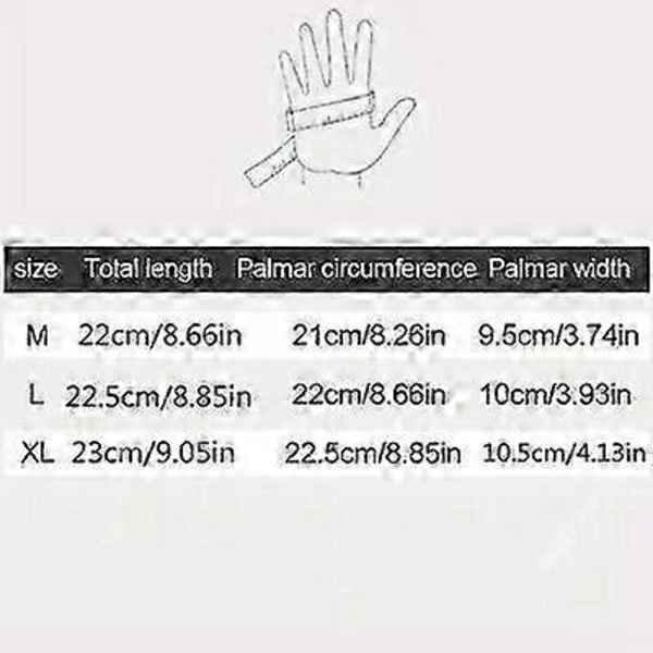 Miesten vedenpitävät hanskat, Ultimate Winter Heated Windproof Gloves - Perfet 043grey XL