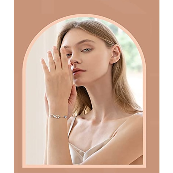 Armbånd sterling sølv rosa guld, til dig kvinde kæreste mor