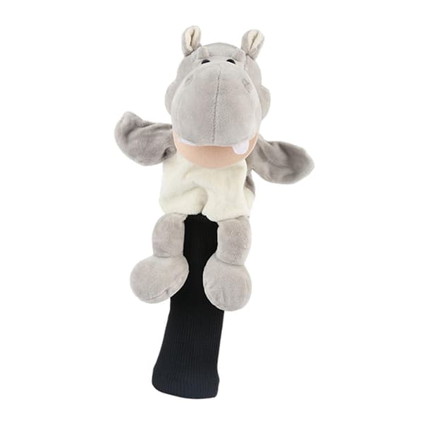 Golfkøllehodebeskyttere, egnet for woods og drivere, holdbare og langvarige. Grey Hippo
