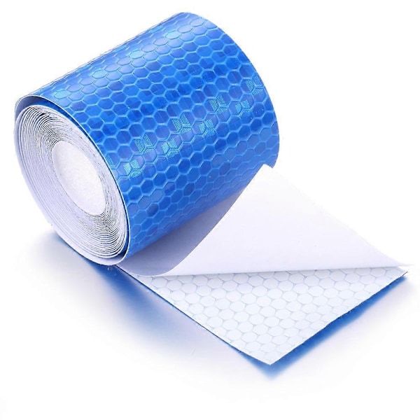 Reflekterande Tejp Vattentät för Fordon, 2-pack 5cm*3m Högintensiva Reflekterande Varningsdekaler, reflektortejper för Fordon - Perfekt blue