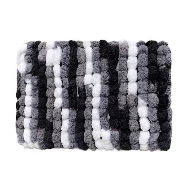 Garn med kuler til strikking og hekling - Perfet grå 2-Pack