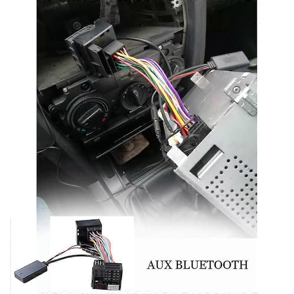 Bil Bluetooth Ljudadapter Kompatibel med 307 408 508 Kompatibel med C2 C5 RD45 RD4 Ljudkabel-Perfet