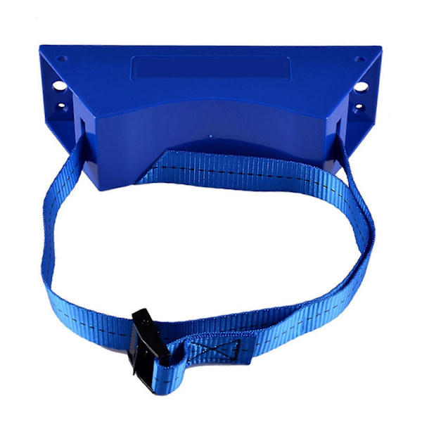 Vægmonteret Gasflaskeholder med Udvidelsesskruer og Sikkerhedsbælte - Perfekt Blue
