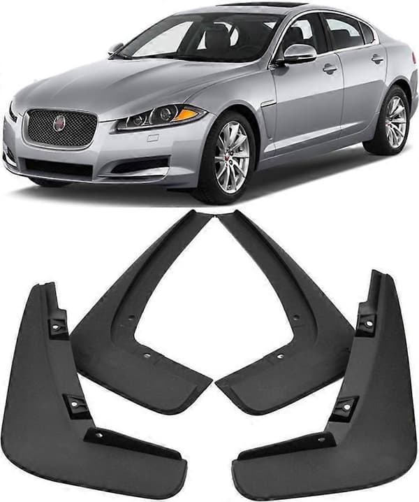 Nya Formpressade Stänkskydd Fram & Bak för 2008-2015 Jaguar XF Saloon-Perfet
