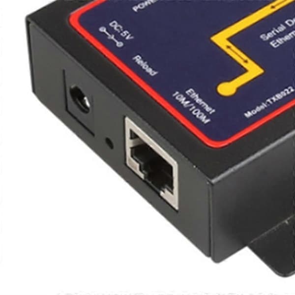Industriel Modbus Seriel RS232 RS485 RS422 til Ethernet Konverter Enhedsserver RTU/UDP RJ45 til RS232-Perfet