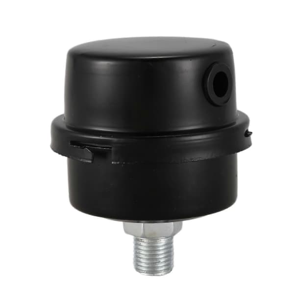 Luftkompressor Inntaksfilter Lyddemper Støydemper 1/4BSP 13mm Gjenge Svart-Perfet