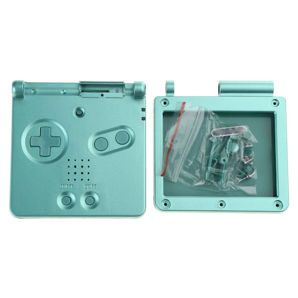 Cover yksivärisessä case ABS-kuori GBA-SP-pelikonsolille Full Set Game konekotelo Pelitarvikkeet- Perfet Red