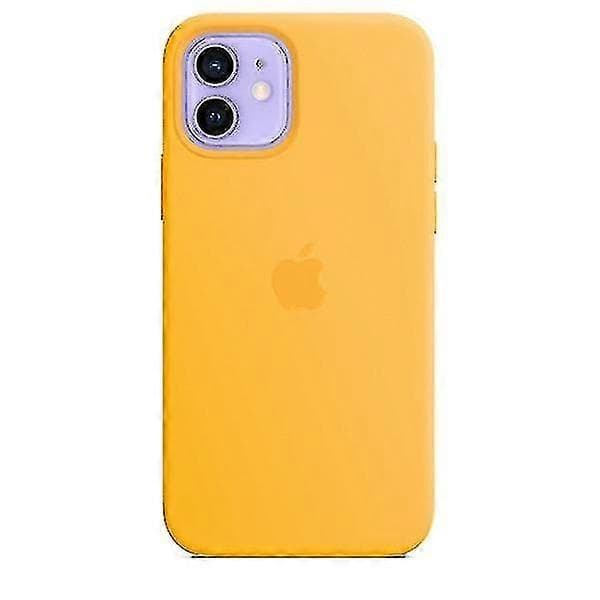 Silikone Etui Kompatibelt med Iphone 12 og 12 Pro - Perfekt Sunflower 12 Pro MAX