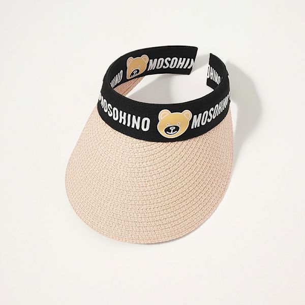 2-8 år barn solhatt sommar tecknad solskydd tom till - Perfet Beige One Size