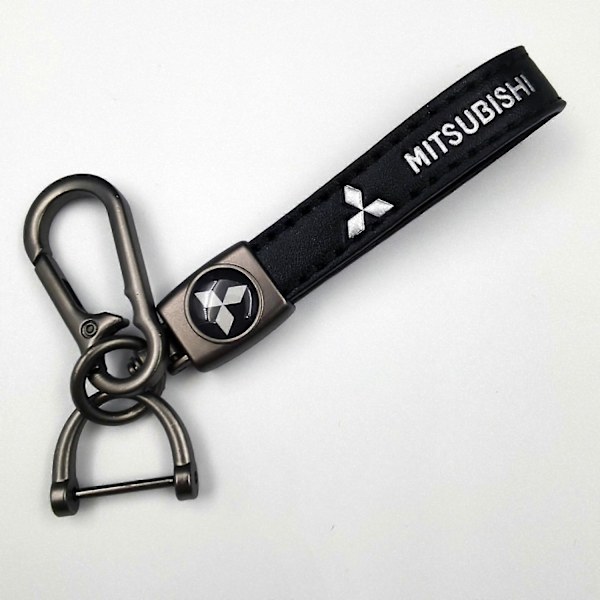 Bil Sykkel Nøkkelring Metallfinish | Kraftig Nøkkelkjede | Nøkkelring og Krokfester - Perfekt Gun Color Hardware MITSUBISHI