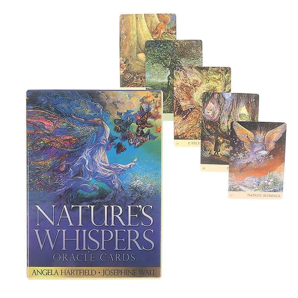 Natures Whispers Orakelkort Tarotkort Fest Profetia Spådom Brädspel-Perfekt