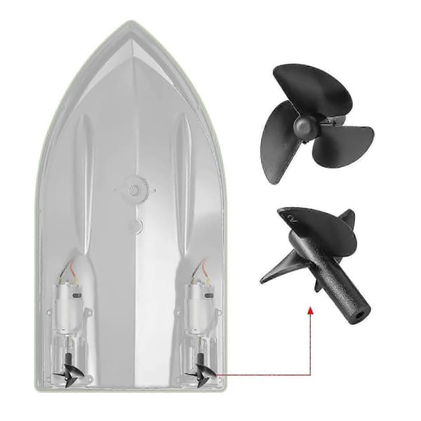 Propelmotor & Venstre/Højre Propelbeskyttelse Foderbåd Reservedele - Perfekt 1 pair of Propeller