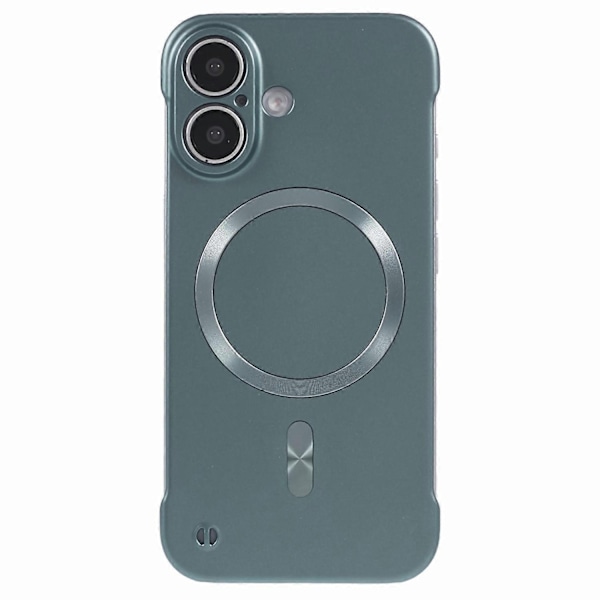 Til iPhone 16 Plus Cover, Kompatibel med MagSafe Hård PC Rammeløs Telefon Cover - Perfekt Style D