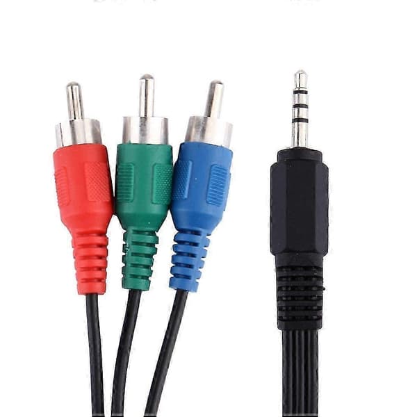1,5 m 3,5 mm Jack til RGB Komponent Videokabel til HD Audio Video Tilslutning - Perfekt