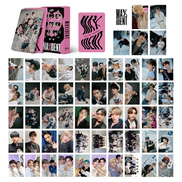 55 stk/sett Kpop Stray Kids Lomo Cards New Album Boys Photocards - Perfet