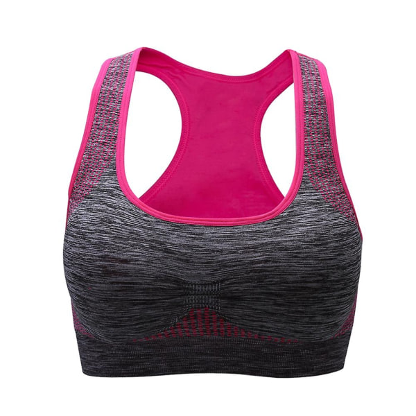 gymdräkter för kvinnor Yoga BH Leggings Fitness Sportkläder (Rosa Röd M) - Perfet