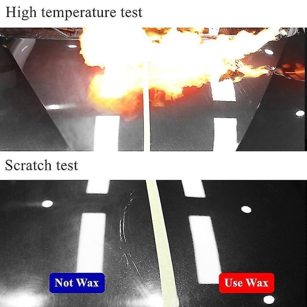 120g / 250ml bilvax kristallplätering Set Hårt glansigt vaxskikt som täcker Färg Ytbeläggning Formel Vattentät film bilpolering - Perfet Black 120g
