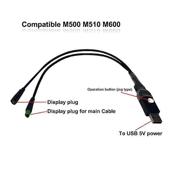 för BAFANG Programmeringskabel Hastighetsbegränsning Frisläpp Hjuldiameter Inställning M400 M600 M510 Alla CAN Protokoll Dedikerad Linje-Perfet