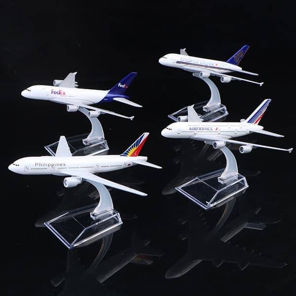 Originalmodell A380 Airbus flygplansmodell Diecast Mode - Perfekt FedEx One Size