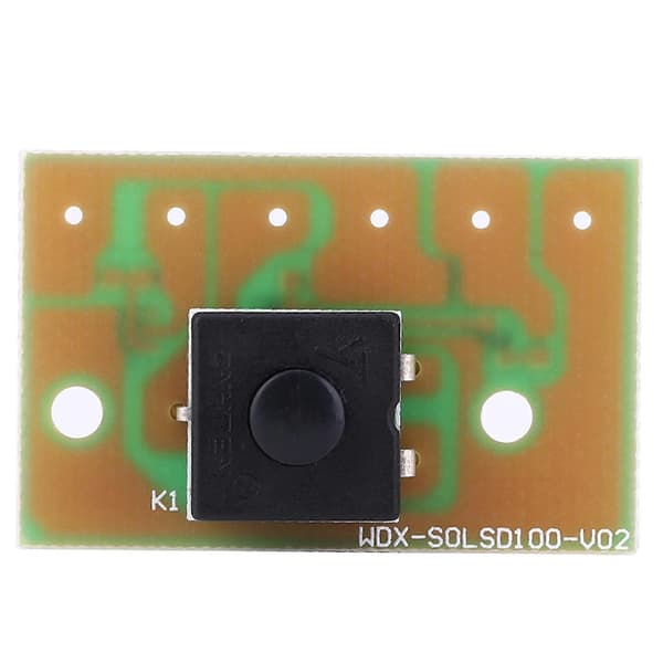 Solar Lampekontroller Modul Kontrollkretskort med Bryter for 3.7V Litiumbatteri-Perfet