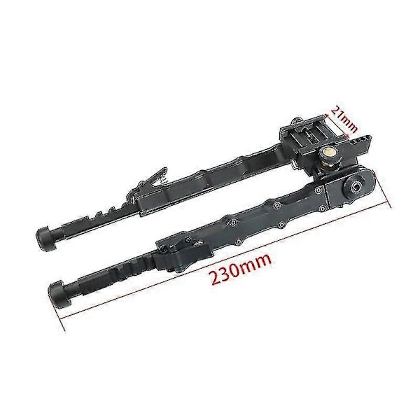 V9 En-delt Støtte Tripod Justerbar Bipod Beslag Sort - Perfekt