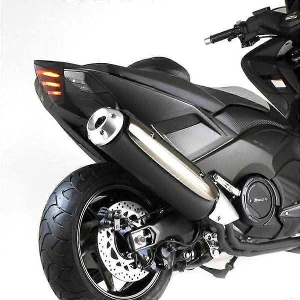 Kompatibel med T-MAX TMAX 530 2012-2016 Blinklys Dæksel Hale Skal Hætter Mat Sort-Perfet