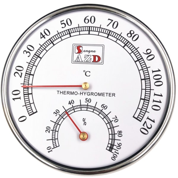 Saunahuoneen lämpömittari Kosteusmittari, Celsiusmittari Työnäyttö-Perfet