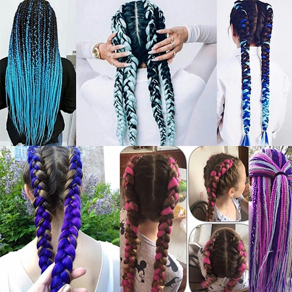 Jumbo Fletter, Ombre Fletter, Rasta Fletter - 24 Farger - Perfet Jumbo - 16