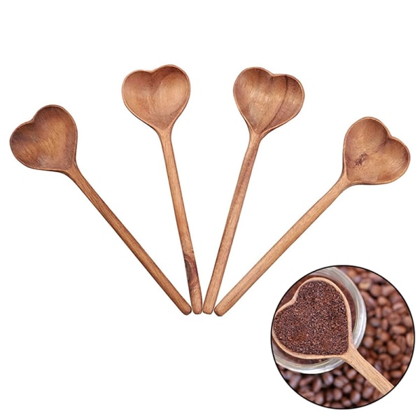 1. Hjerteformet treskje Dessert Kaffebaking Serveringsblanding - Perfet