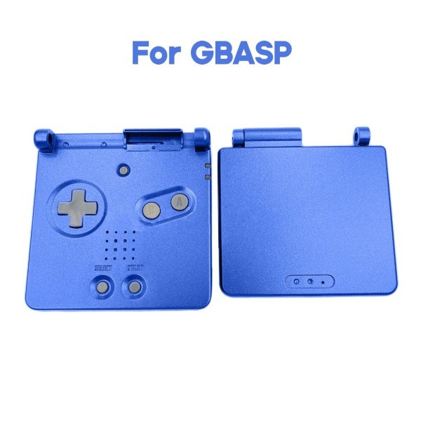 Cover i enfarvet etui ABS-skal til GBA-SP spilkonsol Fuldt sæt spilmaskinehus Spiltilbehør- Perfet Blue