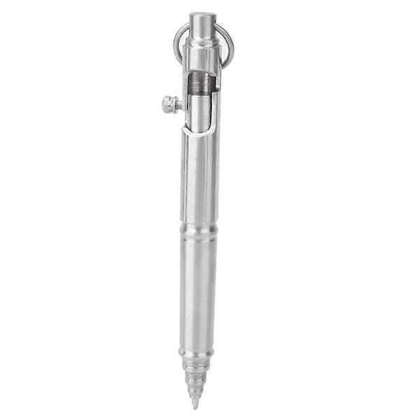 Rustfri Stål Udendørs Taktisk Pen, Sikkerhedsglas Knuser-Perfekt