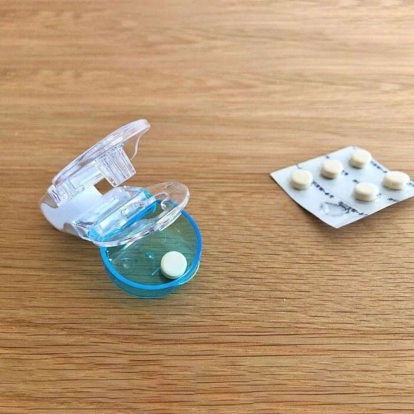 Bærbar Pill Taker Medicin Dispenser Medicin Take Out Tool- Perfet