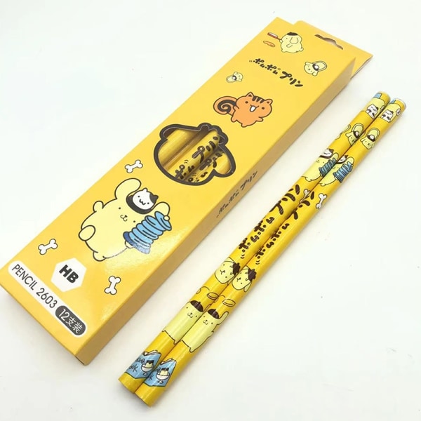 Sanrio nime tegneserieserie My Melody Kuromi Boxed Pencil Learn - Perfet A
