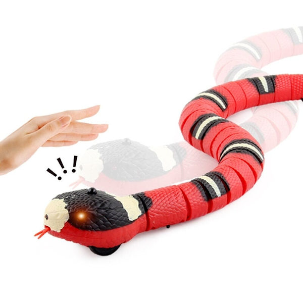 Katte Snake Legetøj-Smart Snake-Elektrisk Snake Legetøj, Intelligent Sensing Snake Cat Legetøj, Interaktivt Cat Snake Legetøj - Perfet
