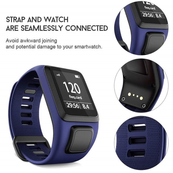 TomTom Adventurer / Golfer / Runner / Spark etc armbånd silikon - Perfekt