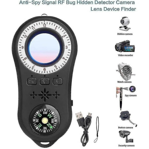 Signal Finder Tracker Multifunksjonsdetektor Kompassskanner Mini Audio - Perfet