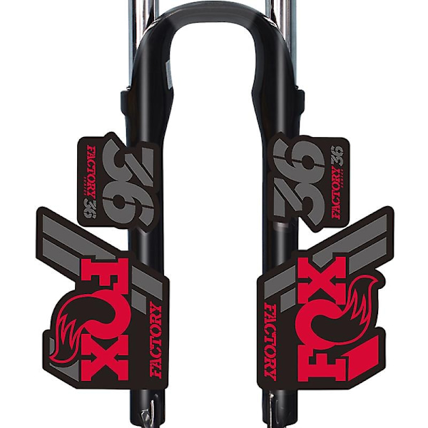 Otwoo 2018-2020 Float 36 Mountain Bike Fork Stickers Mtb Speed Down Mountain 36 Latest Front Fork Decals-Perfet white grey