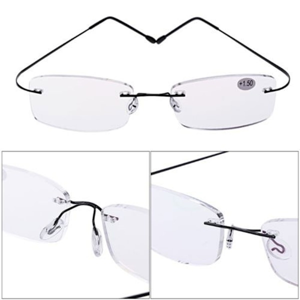 Læsebriller Brillehukommelse Titanium SILVER STRENGTH-100 - Perfet silver Strength-100