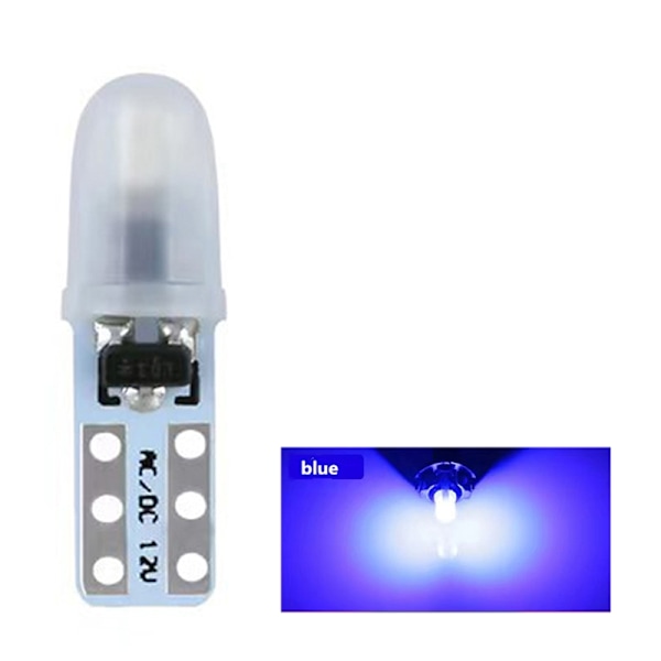 5st T5 Led bil interiörljus indikator instrumentbräda mätare - Perfet Blue