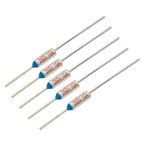 5 stk. Metal Termosikring RY TF Serie 240℃ Højtemperatur Elektroniske Komponenter 10A 250V-Perfekt