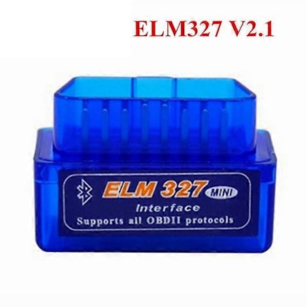 Bluetooth ELM 327 V2.1 OBD2 Skanneri Vikakoodinlukija ELM327 V2.2 IOS/android/PC Bluetooth 4.0 OBD Auton Diagnostiikkatyökalu - Täydellinen ELM327 V2.1 BLUE